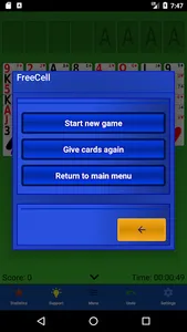 Jogos de Cartas Solitário screenshot 8