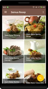 Resep Ayam Terlengkap Offline screenshot 1