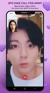 BTS Fake Video Calls for ARMY screenshot 3