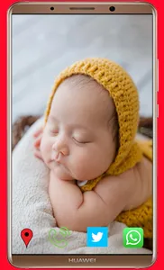 Cute Sleep Baby Wallpaper screenshot 5