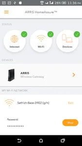 ARRIS HomeAssure™ screenshot 2