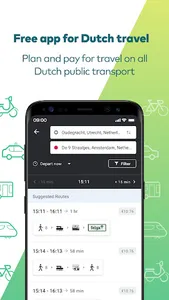 glimble Dutch travel planner screenshot 0
