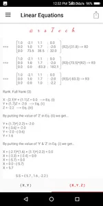 Linear Equations Solver screenshot 4