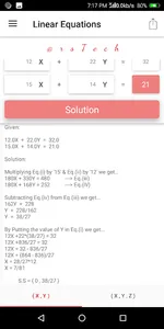 Linear Equations Solver screenshot 6