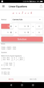 Linear Equations Solver screenshot 7