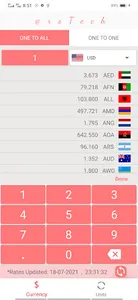 Currency and Units Converter screenshot 0