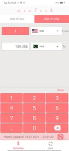 Currency and Units Converter screenshot 1