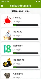 Spanish Flash Cards with 408 C screenshot 0
