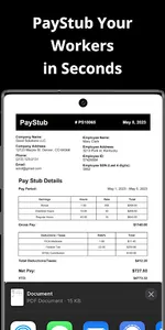 PayStub: PaySlip PDF Generator screenshot 0