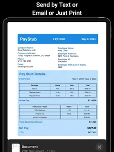 PayStub: PaySlip PDF Generator screenshot 15