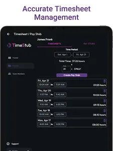 TimeStub: Project Management screenshot 10