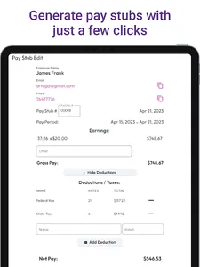 TimeStub: Project Management screenshot 13