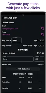 TimeStub: Project Management screenshot 5