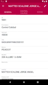 Control de calidad SADAR-AFSA screenshot 1