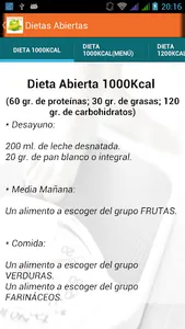 Control Dieta Personal screenshot 1