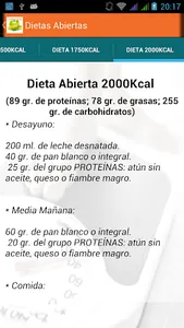 Control Dieta Personal screenshot 2