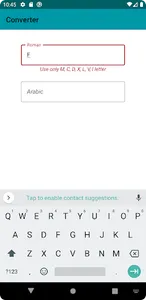 Roman numerals converter screenshot 3
