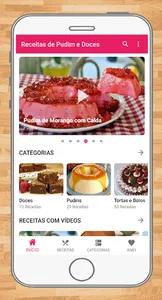 Receitas de Pudim e Doces screenshot 0