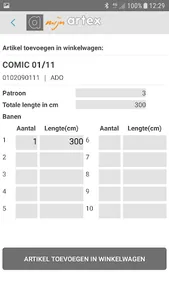 Mijn Artex mobile screenshot 2