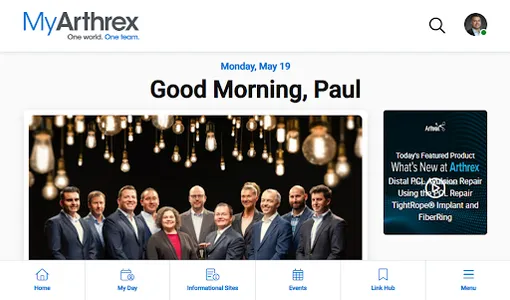 MyArthrex screenshot 4