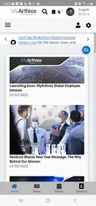MyArthrex Intranet screenshot 3