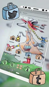 Mice Cartoon Launcher Theme screenshot 0