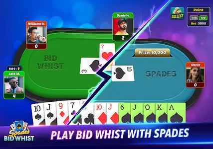 Bid Whist Classic: Spades Game screenshot 17