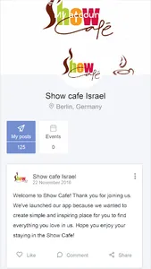 Show cafe Israel screenshot 1