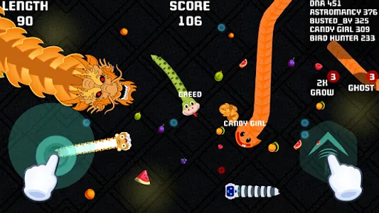 Worms io Gusanos Snake Game screenshot 10