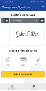 DSA Sign screenshot 1