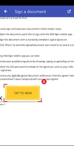 DSA Sign screenshot 2