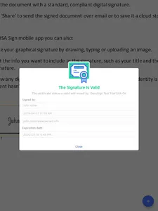 DSA Sign screenshot 9