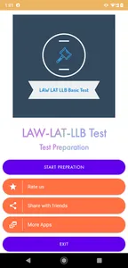 LAW Basic Test LAT LLB Layer P screenshot 0