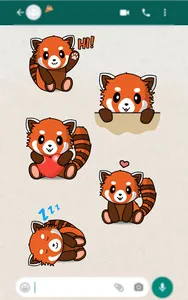 Red Panda WAStickerApps screenshot 3