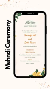 Muslim Wedding Card Maker screenshot 5