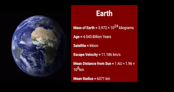 The Solar System App screenshot 2