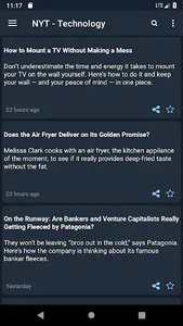 RssReader screenshot 0