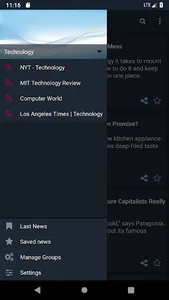 RssReader screenshot 1