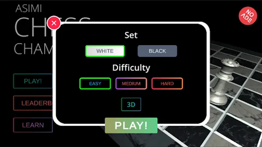 ASIMI CHESS CHAMPION screenshot 1