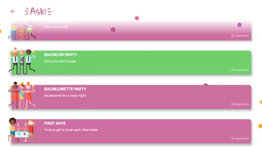 Ask! Party card and quiz game screenshot 11