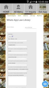 WHATS APP LAW LIBRARY screenshot 0