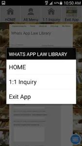 WHATS APP LAW LIBRARY screenshot 1