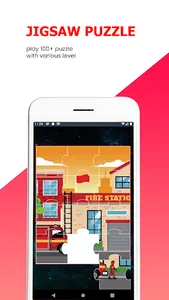 Fire trucks puzzle games screenshot 1