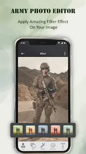 Army Suit Photo Editor screenshot 2