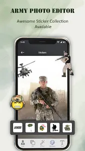 Army Suit Photo Editor screenshot 3