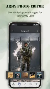 Army Suit Photo Editor screenshot 6