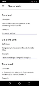 Irregular verbs- Phrasal verbs screenshot 4