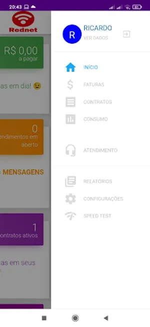 Rednet Central do Assinante screenshot 3