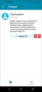 Asystent.biz - Video CV record screenshot 2
