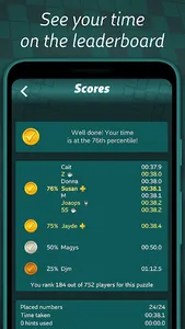 Astraware Number Cross screenshot 1